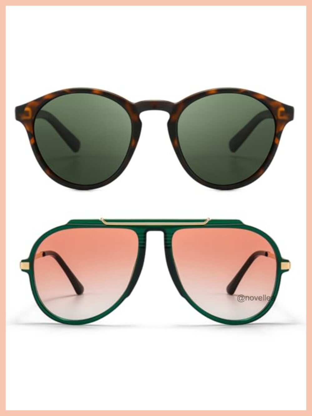 Vintage Round Polarized Sunglasses Oversized Aviator UV400 Men Women